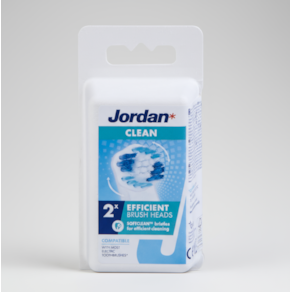 Jordan Recarga Escova Elétrica Clean 2 unid